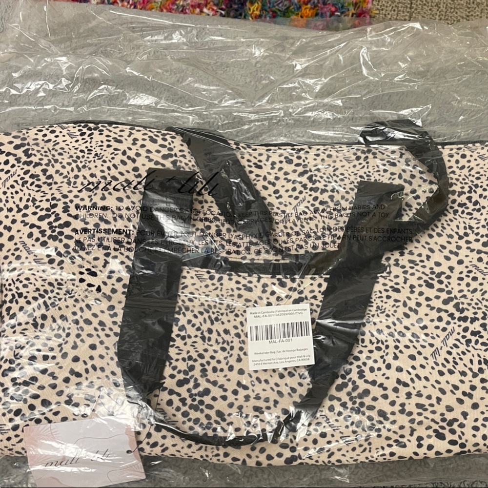Leopard Print Tote Bag